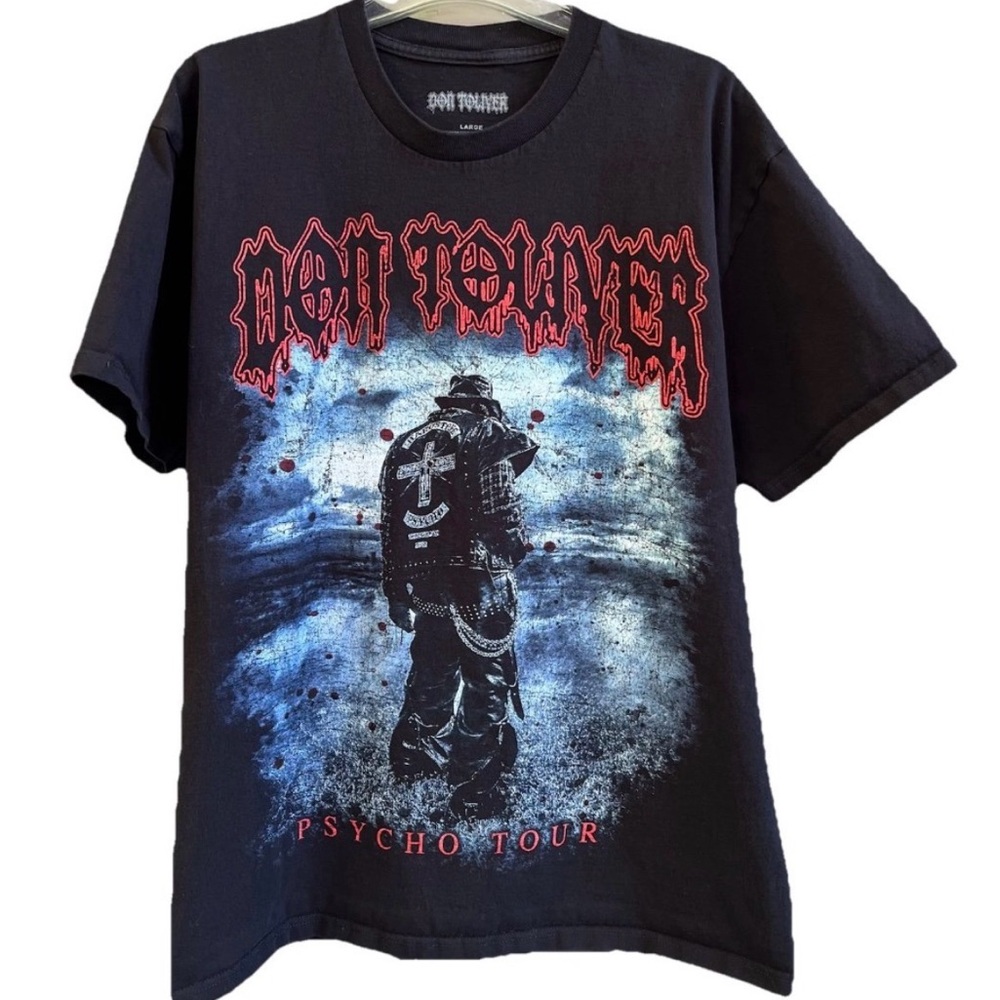 Don Toliver Psycho‎ Tour Tee T Shirt Men’s Large Cotton Black